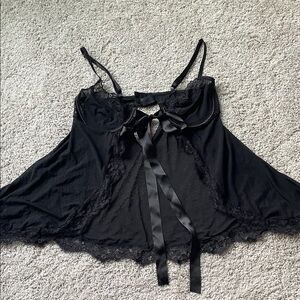 Black Lace Babydoll Lingerie